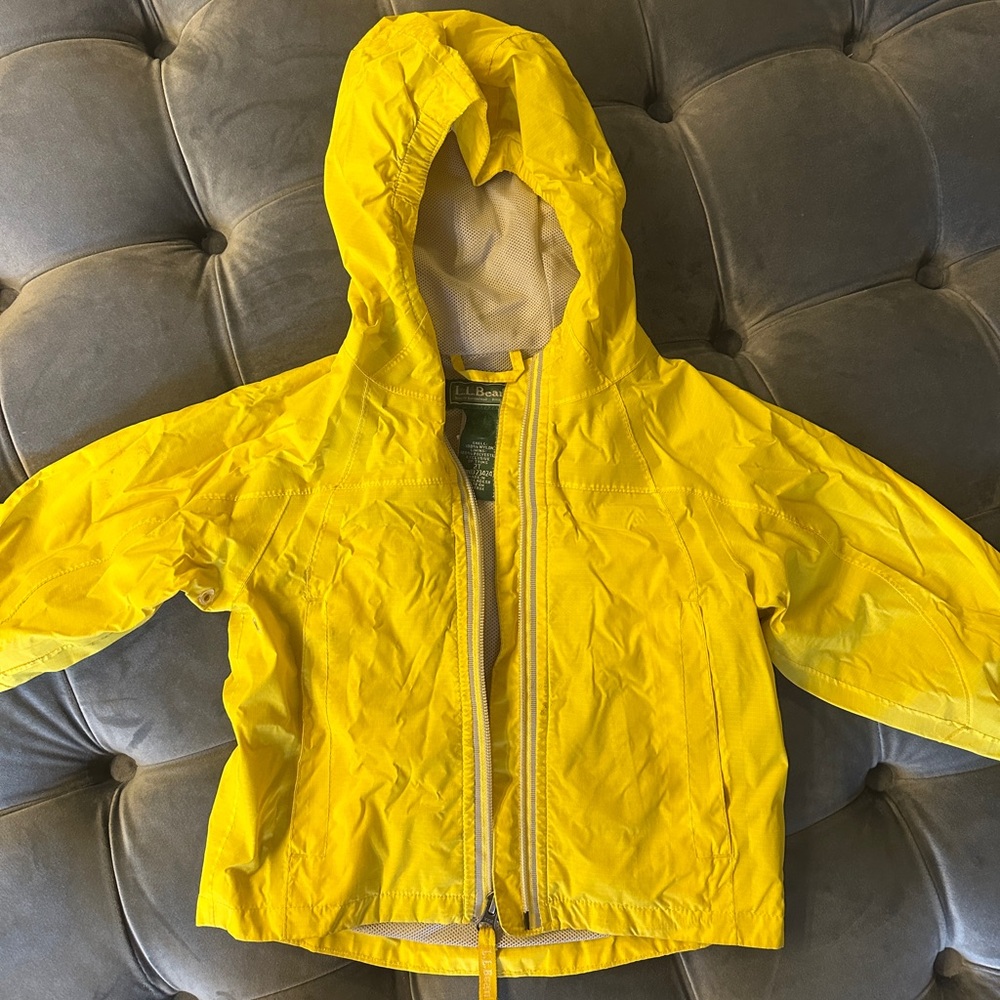 LL bean toddler rain jacket